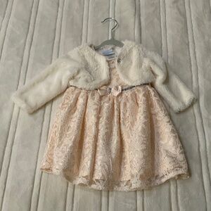 2 pc Nannette Baby Dress BEAUTIFUL! 6/9M